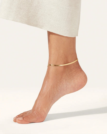 Flat Snake Anklet